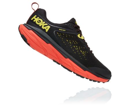 Hoka One One Challenger ATR 6 GORE-TEX Barbati - Adidasi Alergare Negrii / Verzi | RO-DiSmqj4